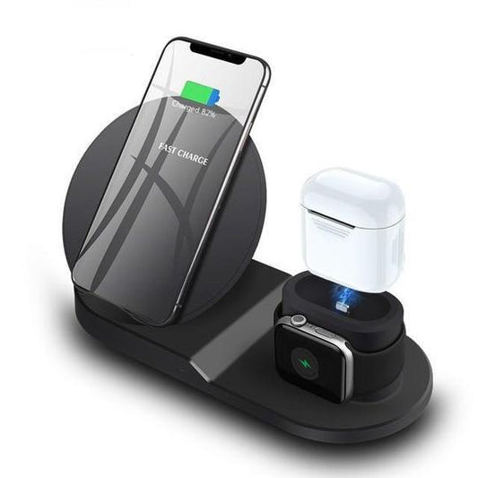 Wireless Charger Stand for iPhone, AirPods, and Apple Watch